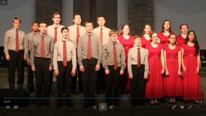 Calvary Christian School students performing in National Fine Arts Competition