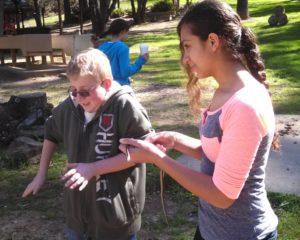 Students outdoors at Calvary Christian School