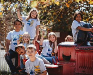 Students at Gizdich Ranch