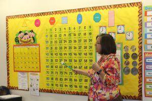Kindergarten lessons at Calvary Christian School